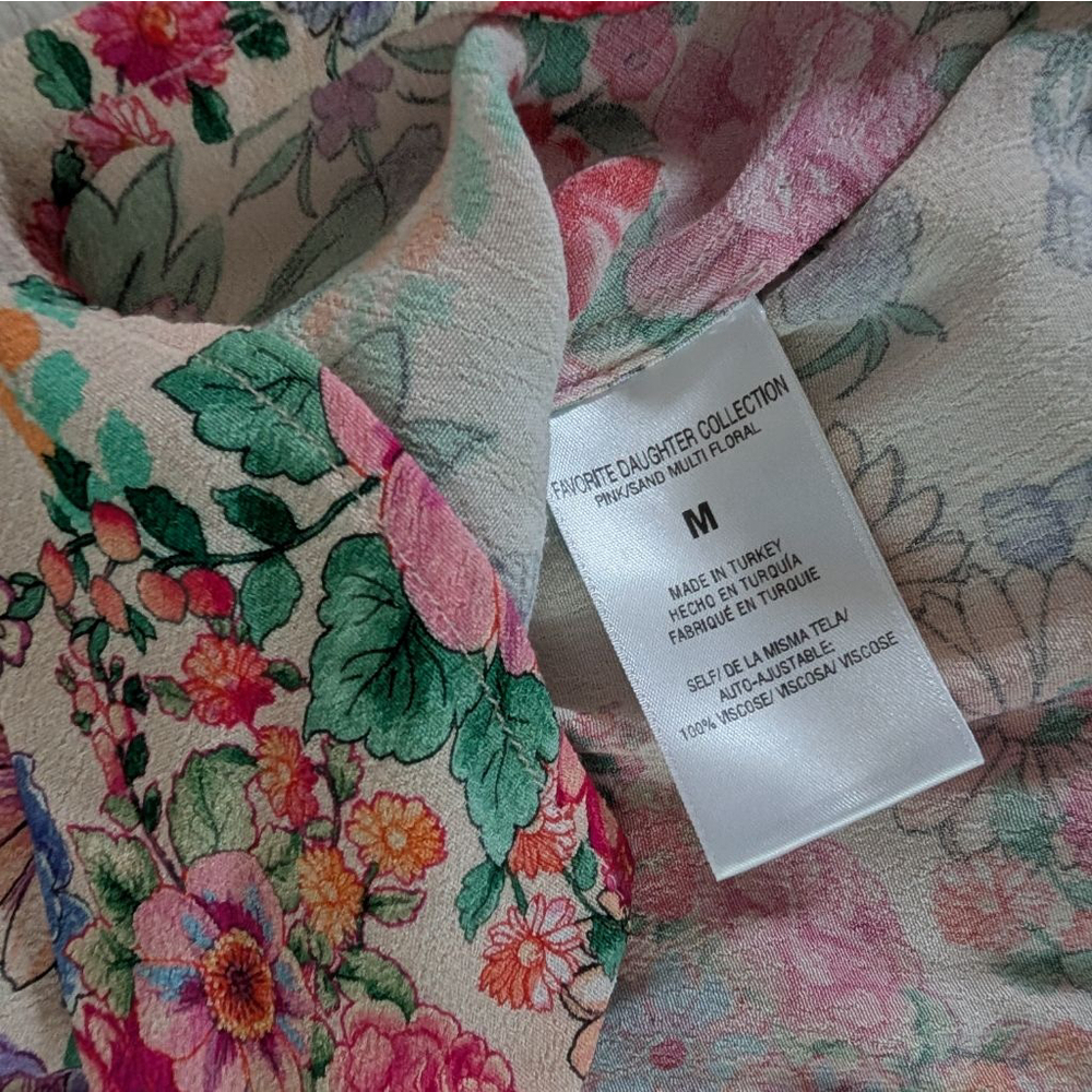 Favorite Daughter The Gwen Top Floral Sleeveless Blouse - Medium - Picture 5 of 8